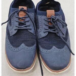 Joomra Hybrid Brogue Sneaker Navy Blue Breathable Mesh Urban Style‎ Mens 45